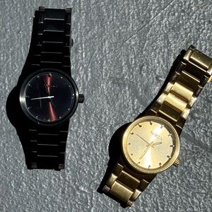 Nixon Black and Gold Men's Watches